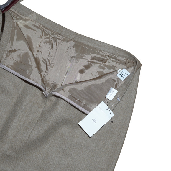 TSE Wool Skirt NWT Sz 14 A-Line Midi Lined Quiet Luxury Holiday Party MSPR $598 - Picture 9 of 13